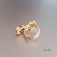 Onion Pink Dual Stone Finger Ring