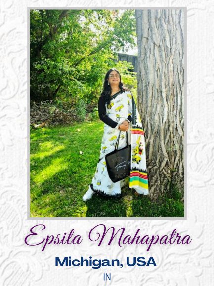 Epsita Mahapatra Grand Rapids in STORI Saree