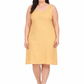 Fawn Cotton Long Inner Slip Plus Size
