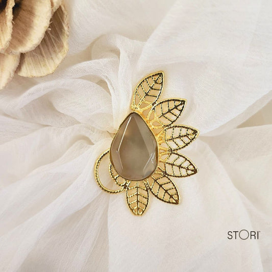 Neha 6-Petals Statement Finger Ring
