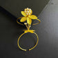 Daffodil Matt Gold Bracelet featuring a stunning matt finish and timeless elegance.
