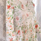 Floral Printed Cotton Mulmul Chikankari Short Kurti