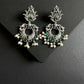 Green Urvi Ethnic Dangler Earrings