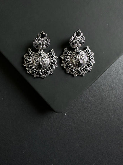 Shuchi Chandbali German Silver Earrings