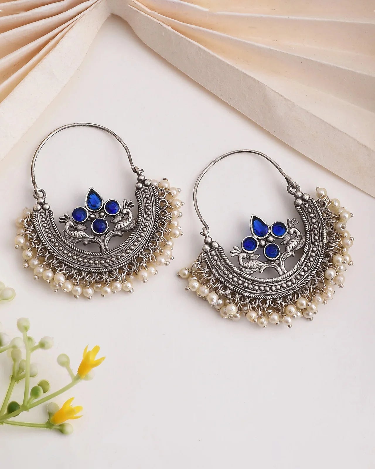 Nusrat Mudra Dangler Earrings