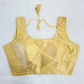 Solid Color Regular Raw Silk Blouse