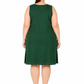 Green Cotton Long Inner Slip Plus Size1