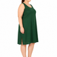 Green Cotton Long Inner Slip Plus Size2