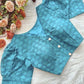 Hakoba Pure Cotton Solid Color Blouse With Puff Sleeves