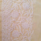 Lime Green Adah Half Jaal Hand Embroidered Lucknowi Chikankari Saree