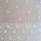 White Adah Half Jaal Hand Embroidered Lucknowi Chikankari Saree