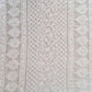 White Adah Half Jaal Hand Embroidered Lucknowi Chikankari Saree