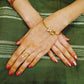 STORI Half Moon & Pearl Golden Bracelet