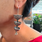 STORI Layered Silver Earrings