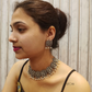Siya Ram Necklace Set with Silver Polish