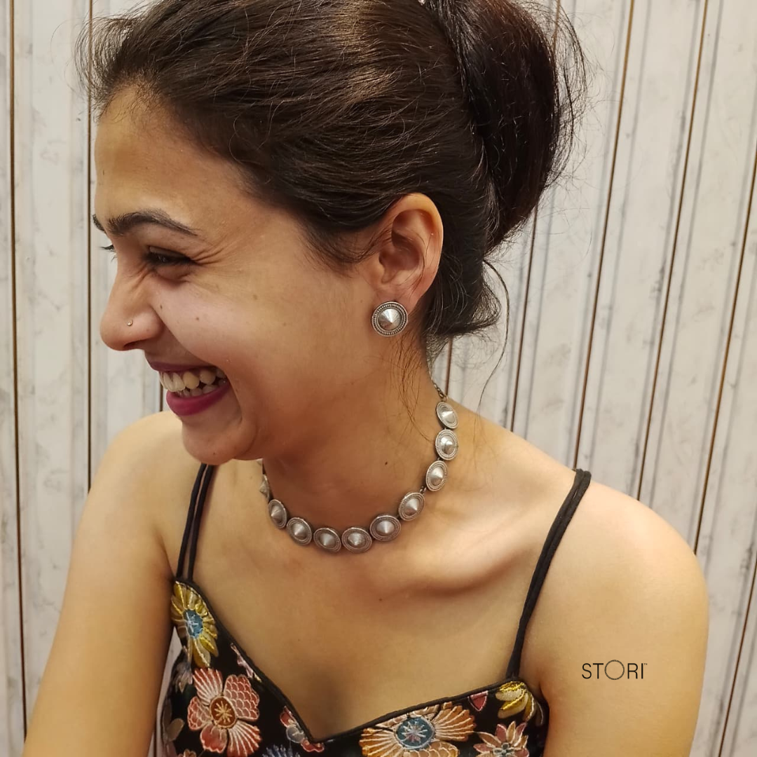 STORI Silver Necklace Set