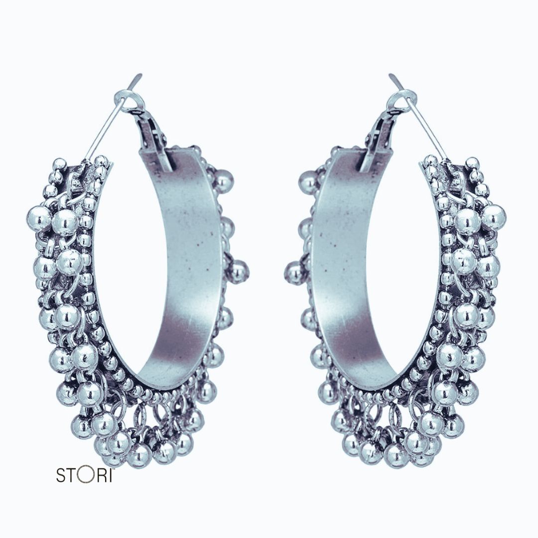 Ghungroo Hoop Earrings