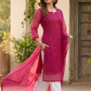 Havoka Georgette Tone-to-Tone Chikankari Kurti With Inner