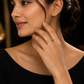 Heart Shape Golden Polish Finger Ring