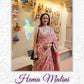 Hema Malini in Pink Kashmiri Saree 