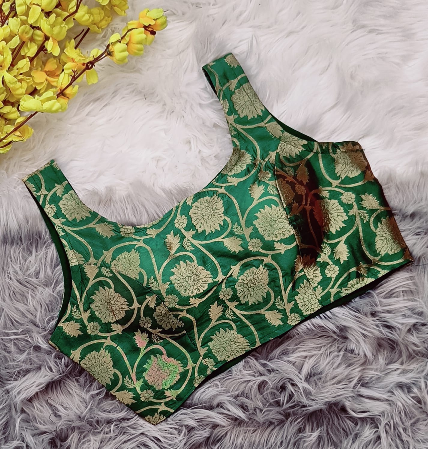 Brocade Woven Banarasi Silk Blouse