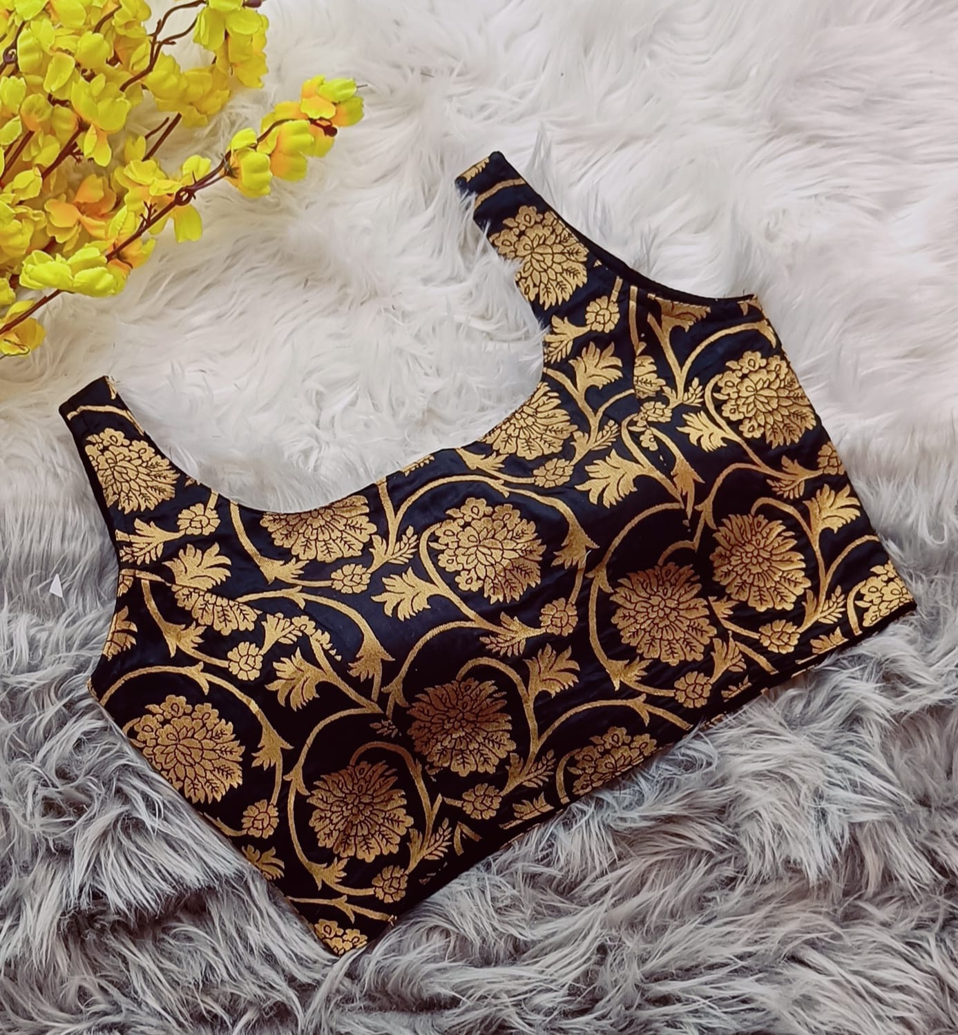 Brocade Woven Banarasi Silk Blouse