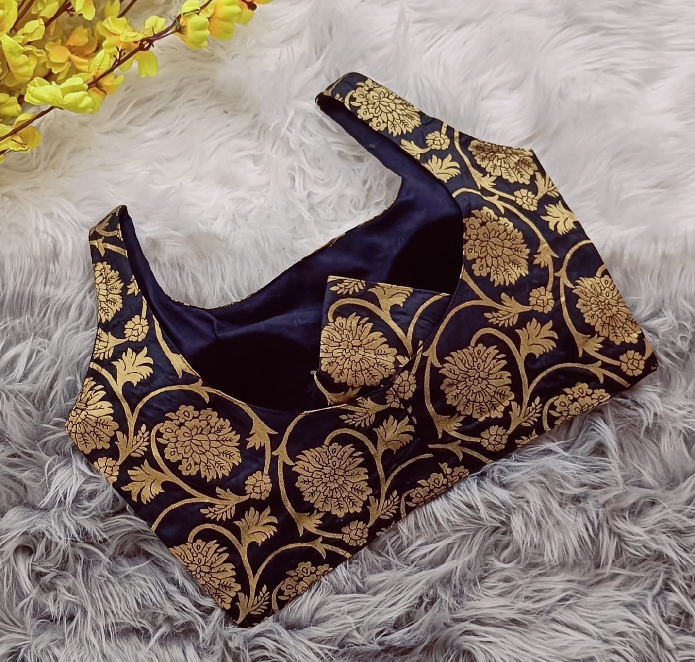 Brocade Woven Banarasi Silk Blouse