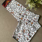 Vintage Worli Printed 3/4th Sleeves Pure Cotton Blouse