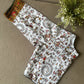 Vintage Worli Printed 3/4th Sleeves Pure Cotton Blouse