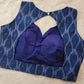 Indigo Blue Cotton Blouse