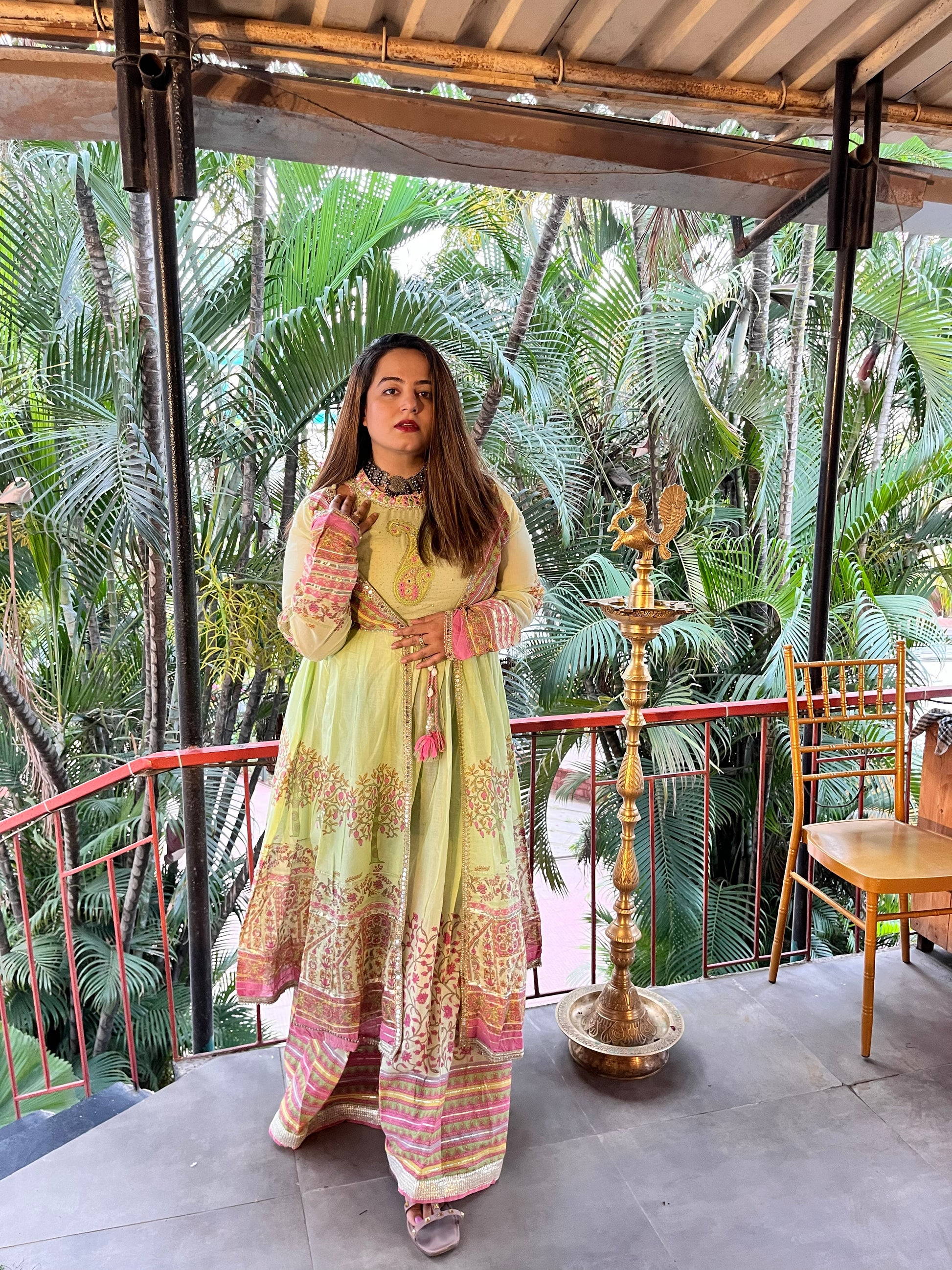 STORI Festive Anarkali Kurti Set