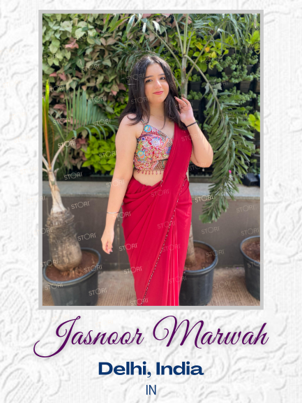Jasnoor Marwah in STORI Blouse