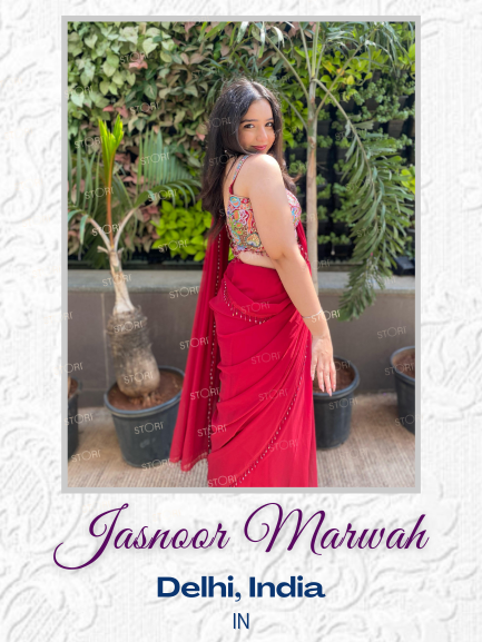 Jasnoor Marwah in STORI Blouse