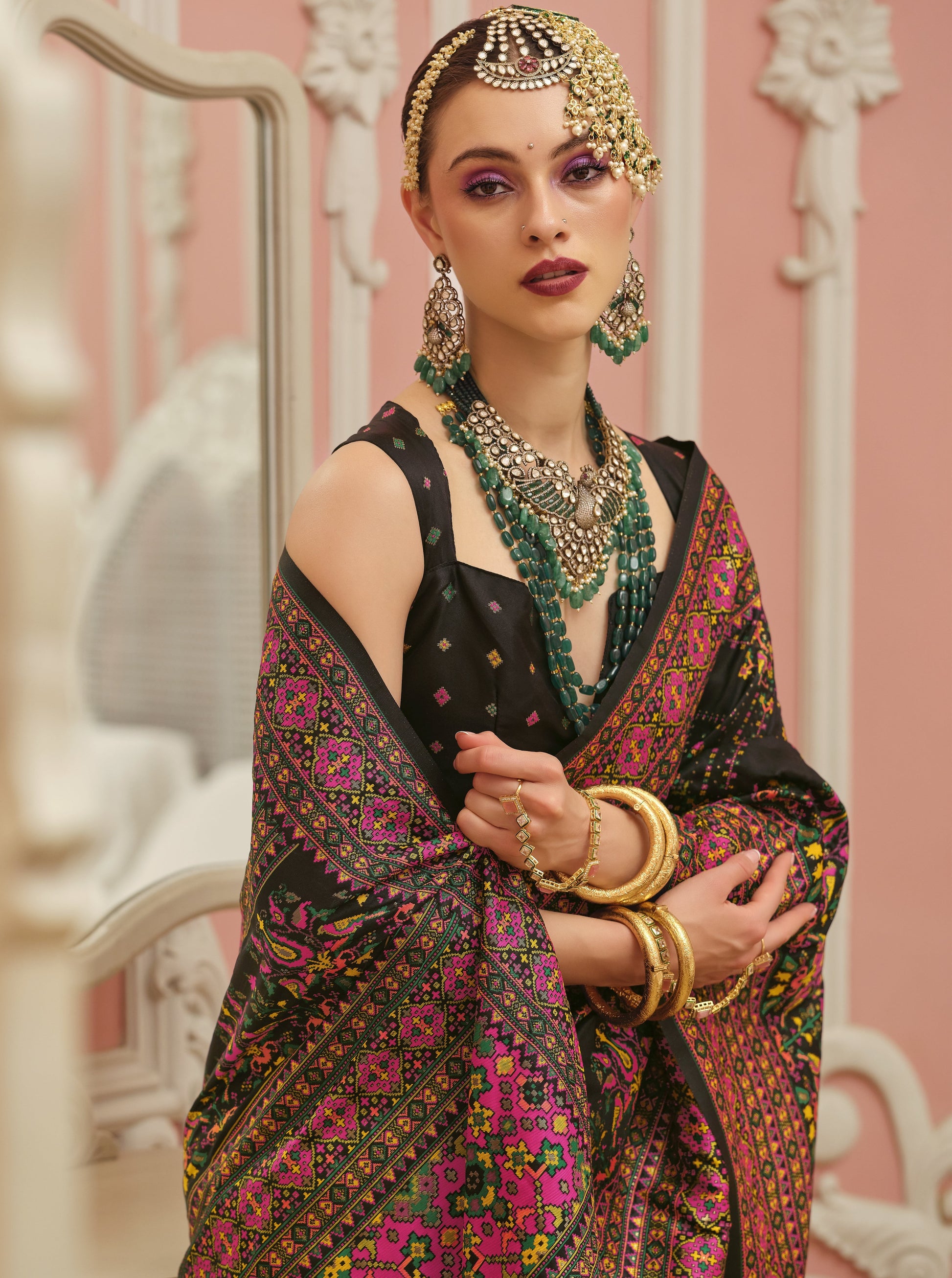 Black Saree Sankrant Sale 