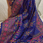 Blue Patola Silk STORI Saree Online Near You