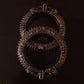 Uttoly Silver Look Alike Oxidised Openable Kada / Bracelet