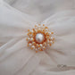 Kairaa Fresh Water Pearl Halo Finger Ring