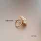 Kairaa Fresh Water Pearl Halo Finger Ring