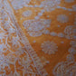 Kesar Yellow Sanah Handcrafted Lucknowi Chikankari Saree