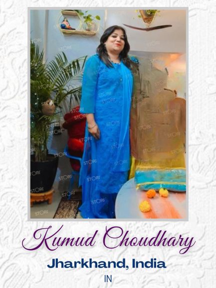 Blue Ombre Georgette Chikankari Kurti Palazzo Dupatta Set With Mirror Work