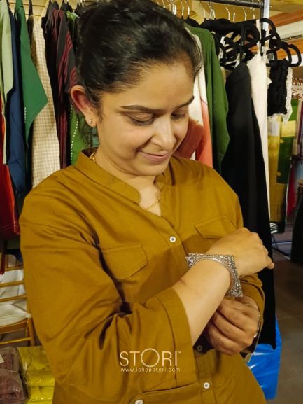 Mandakini in STORI Square Bracelets