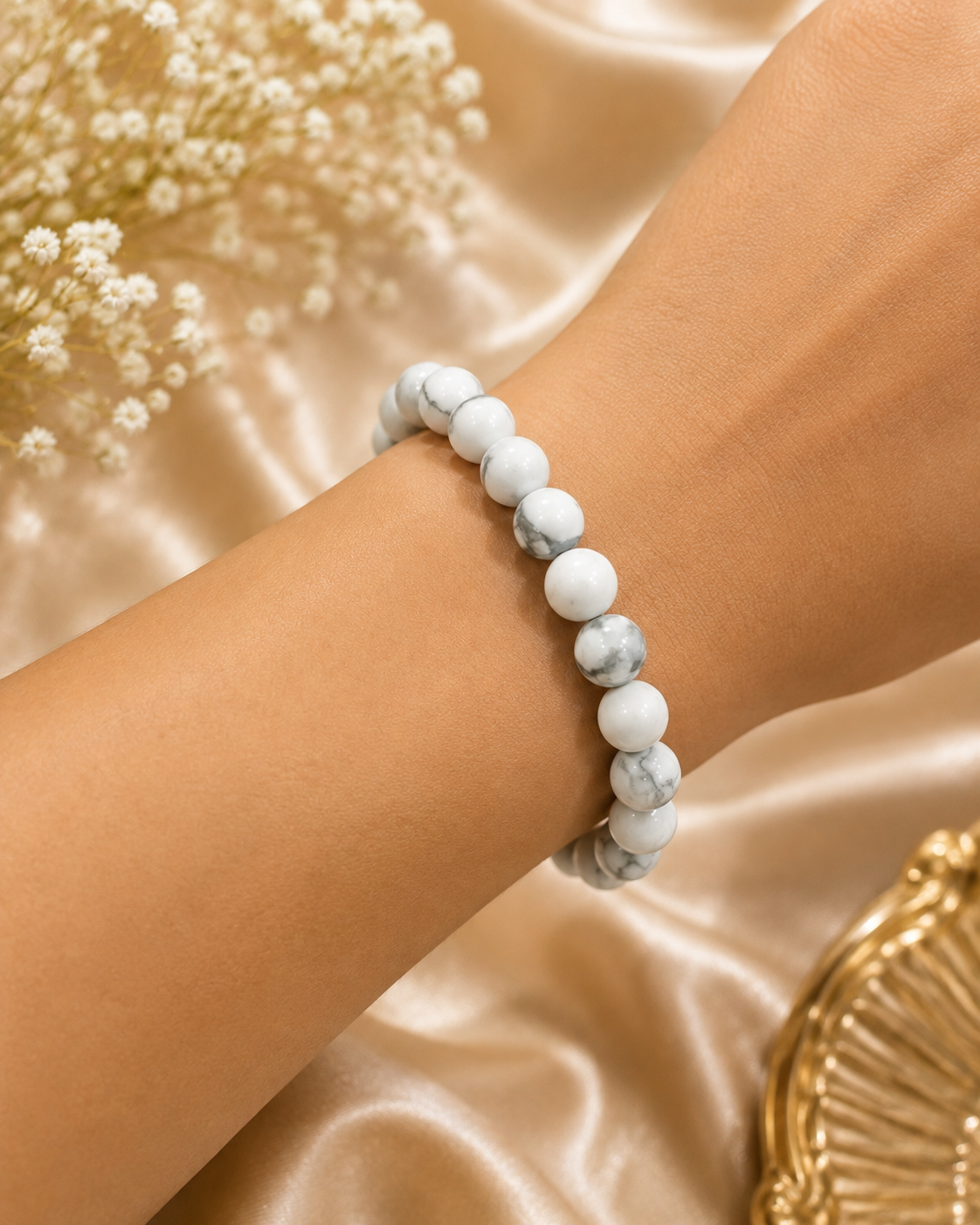 Marble  Beads Bracelet