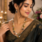 Martha_2_layer_stone_grey_pearl_necklace_with_earring1