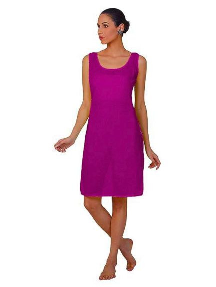 Mauve Cotton Long Inner Slip