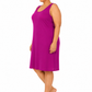 Mauve Cotton Long Inner Slip Plus Size1