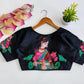 Meera Printed Pichwai Designer Blouse With Sequins Handwork