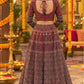 STORI Navratri Ajarakh Block Printed Skirt And Blouse