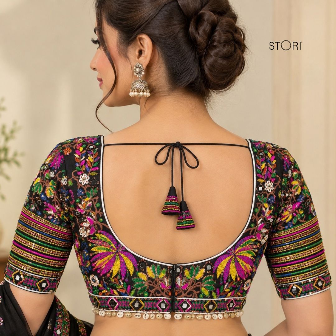 STORI Navratri Embroidered Designer Blouse