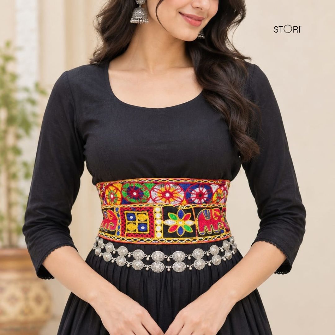 STORI Navaratri Special Oxidised Kamarbandh