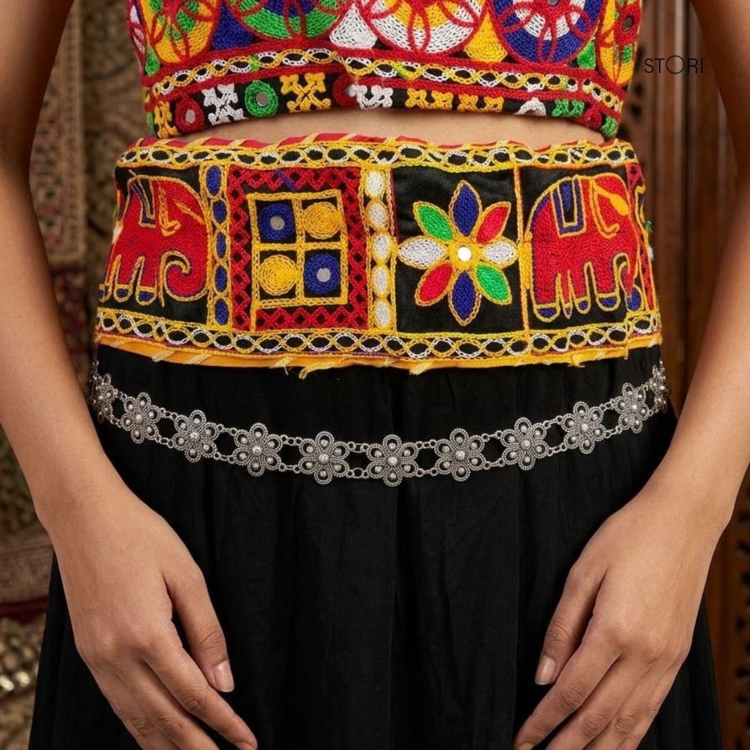 STORI Navaratri Special Oxidised Kamarbandh